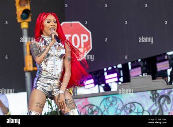 Indio, USA. 23rd Apr, 2023. Rapper GloRilla (Gloria Hallelujah Woods