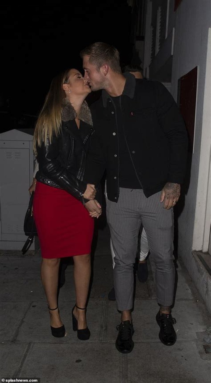 Jacqueline Jossa locks lips with husband Dan Osborne as the pair