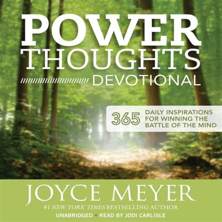 Joyce Meyer Talks Power Thoughts