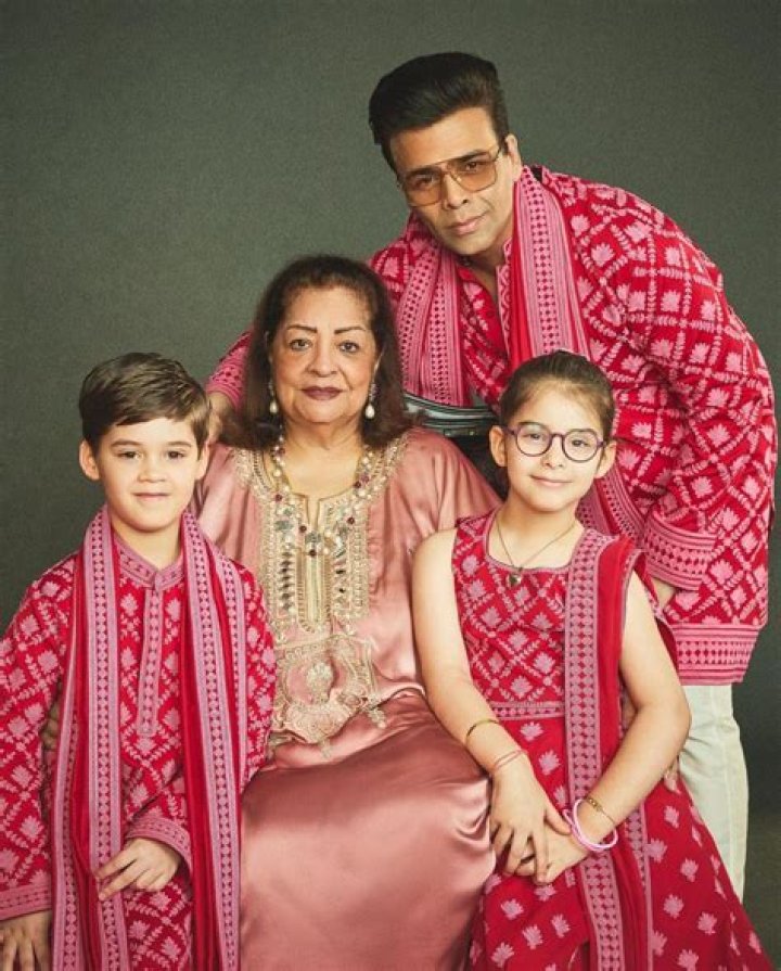 Karan Johar With His Wife Karan johar shared a photo of his friend
