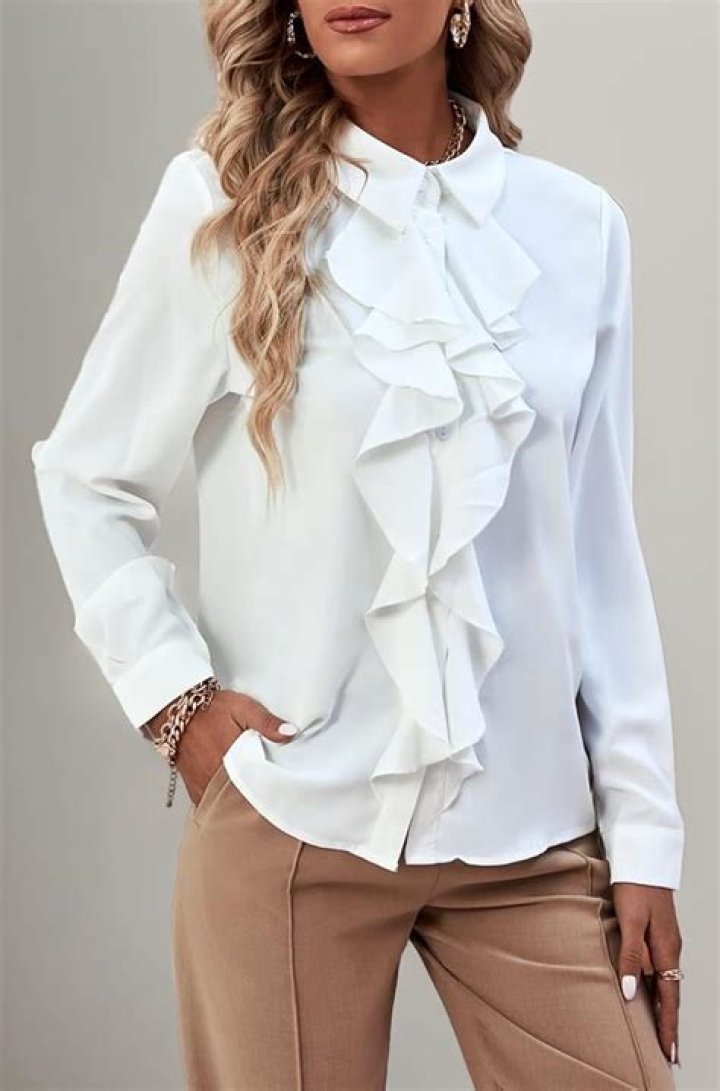 Katelyn Rosaasen Ruffled, Ruffle Blouse, Girls, Tops, Women, Fashion