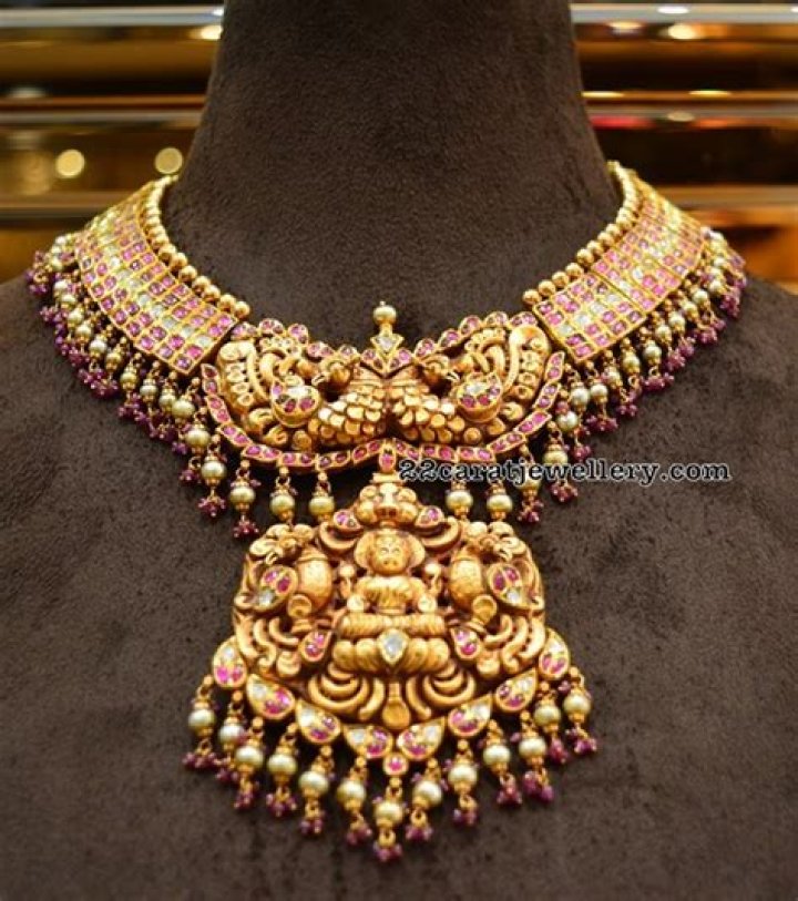 Kundan Lakshmi Peacock Set by Ananth Diamonds Jewellery Designs