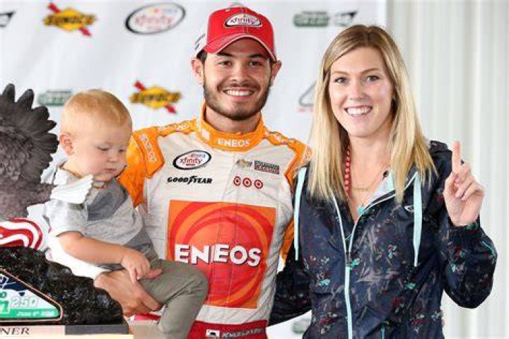 Kyle Larson&rsquo;s Wife Katelyn Explains BeerChugging Celebration USA Insider