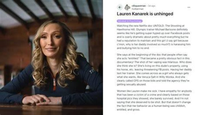 Lauren Kanarek talks about the shooting incident with Michael Barisone
