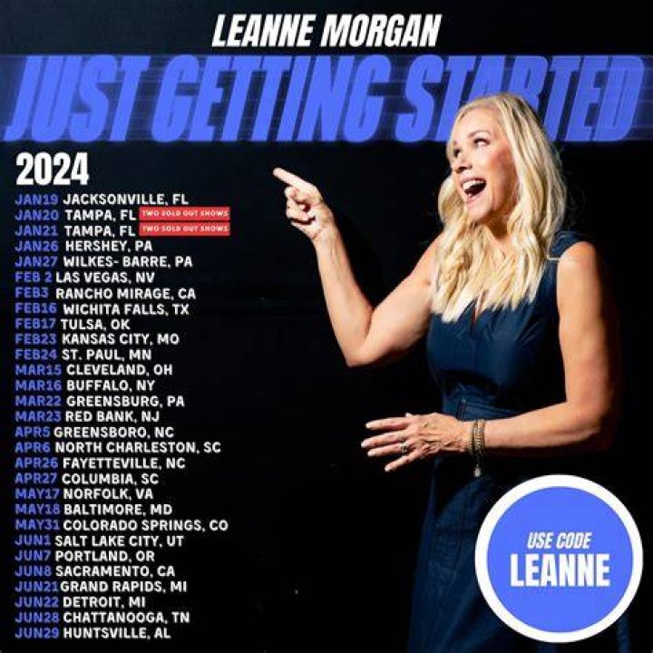 Leanne Just Getting Started Capital One Hall
