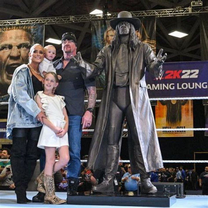 Legendary WWE Superstar The Undertaker (Mark Calaway) and his wife