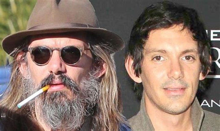Lukas Haas is unrecognisable as he steps out sporting scruffy grey