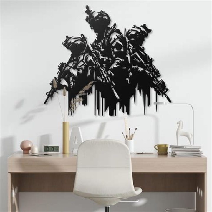 Maintenance Metal art, Military shadow box, Military artwork