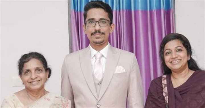 Maria Oommen Husband Richi Mathew & Son Ephinoah Oommen Richi