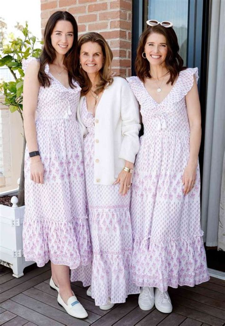 Maria Shriver and her daughters Christina and Katherine Schwarzenegger