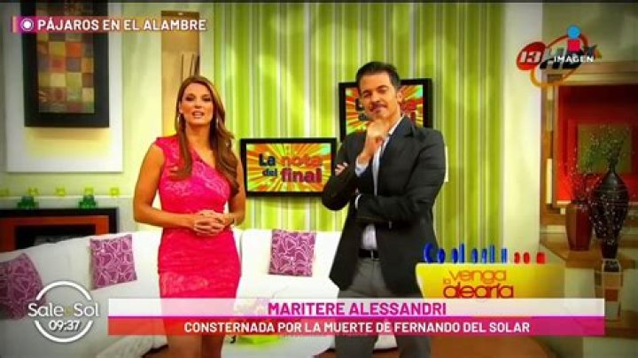 Maritere Alessandri la guerrera de Al Extremo Cold shoulder dress