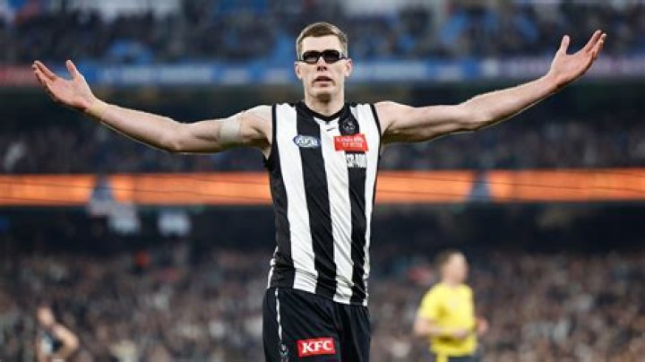 Mason Cox Collingwood forward to marriage celebrant Herald Sun