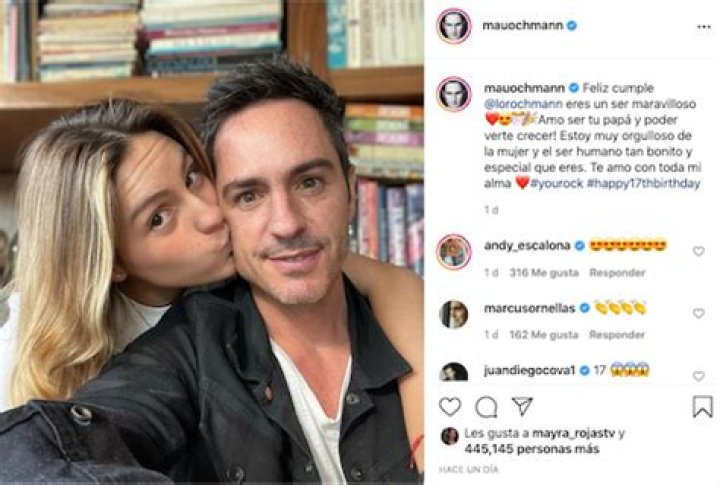 Mauricio Ochmann Ella es Lorenza, la primera hija del actor, ¿quién es
