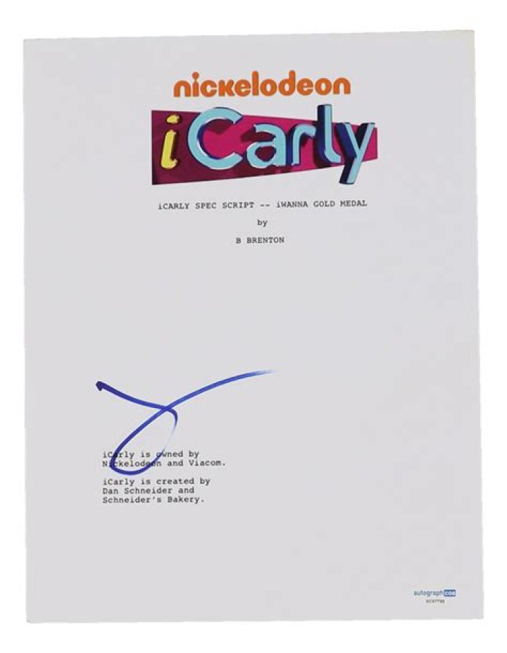 McCurdy Signed I'm Glad My Mom Died Hardcover Book Autograph