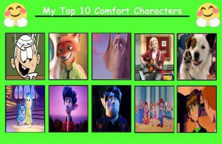My Top 10 Comfort Characters by SonicAndTailsfan64 on DeviantArt