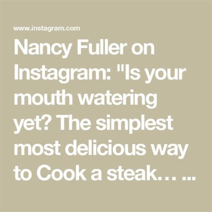 Nancy Fuller on Instagram "The Holidays are a season for indulgence