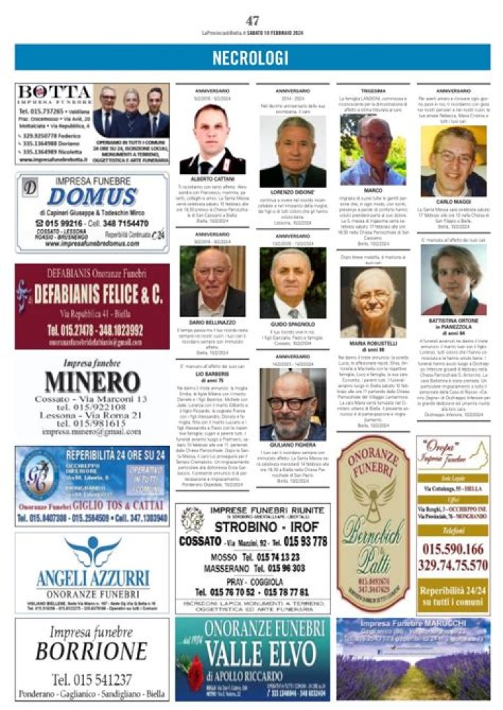 Necrologio di STELLA MARINI ANCONA (AN)