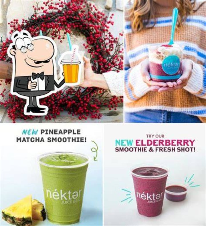Nekter Juice Bar, 7601 N MacArthur Blvd in Irving Restaurant menu and