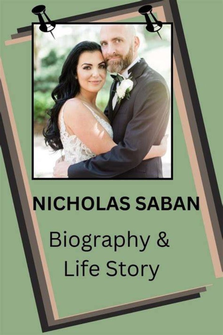 Nick Saban Son Nicholas Wedding jenniemarieweddings