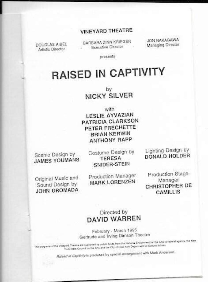 Nicky Torchia Playbill