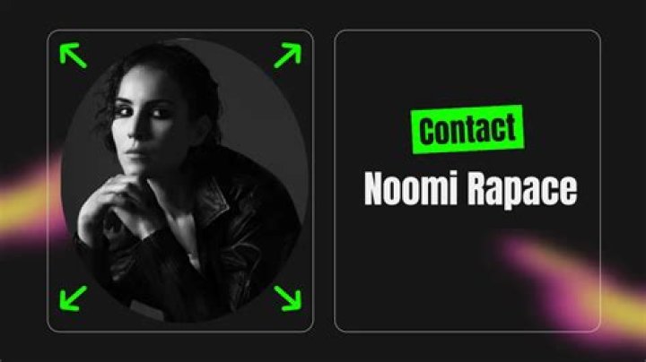 Noomi Rapace Contact Info Find Influencer Numbers, Address, Email in