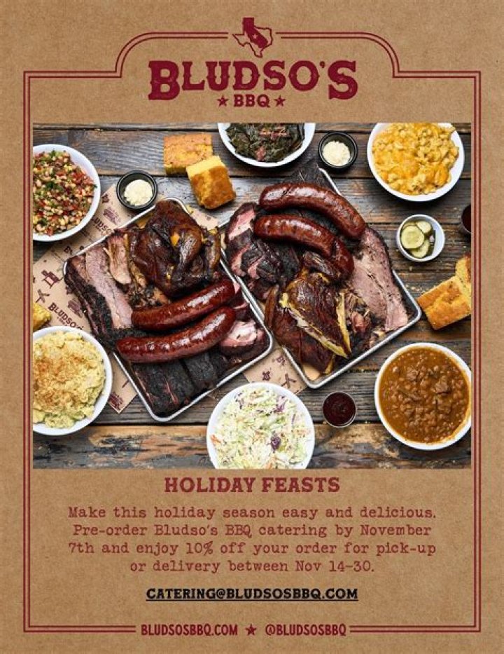 Order Bludso's BBQ (Santa Monica) Menu Delivery【Menu & Prices】 Los