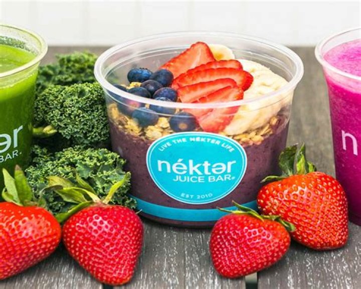 Organic healthy smoothie from Nekter Juice Bar in Knoxville, TN. Made