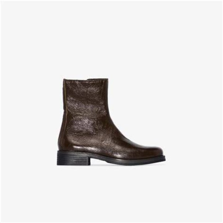 OUR LEGACY green Camion leather boots Browns