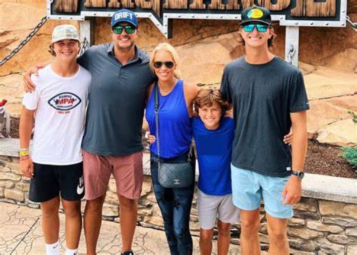 PHOTOS Luke Bryan and Family Enjoy FunFilled Theme Park Adventure