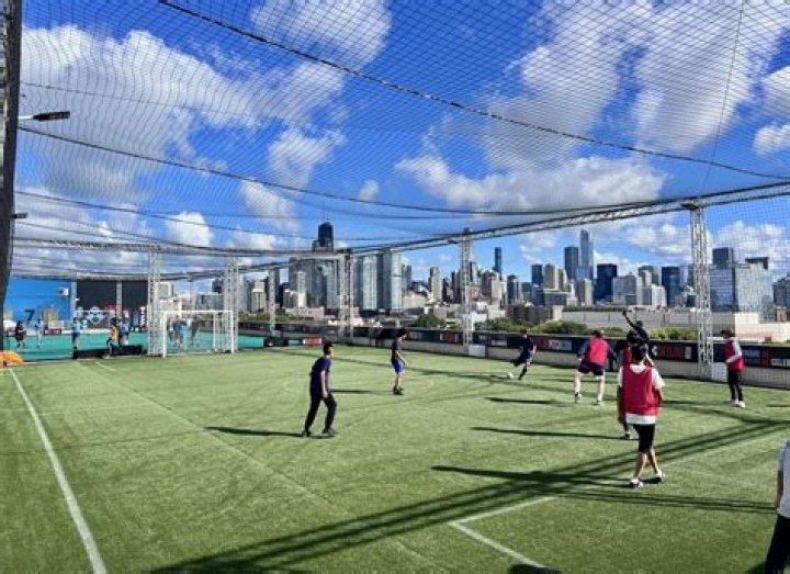 Play Soccer In The Sky At Chicago's 1stEver Rooftop Soccer Pitch