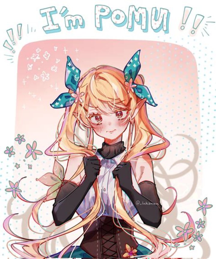 pomu rainpuff (nijisanji and 1 more) drawn by wszkii Danbooru