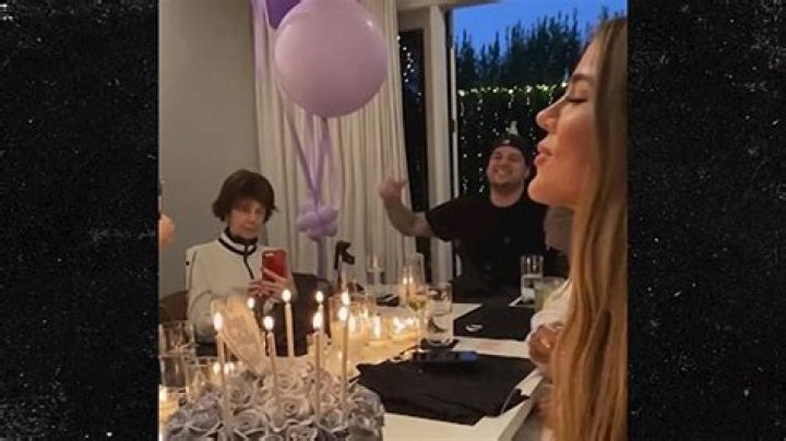 Rob Kardashian Makes Rare Appearance At Kris Jenner's Birthday Party