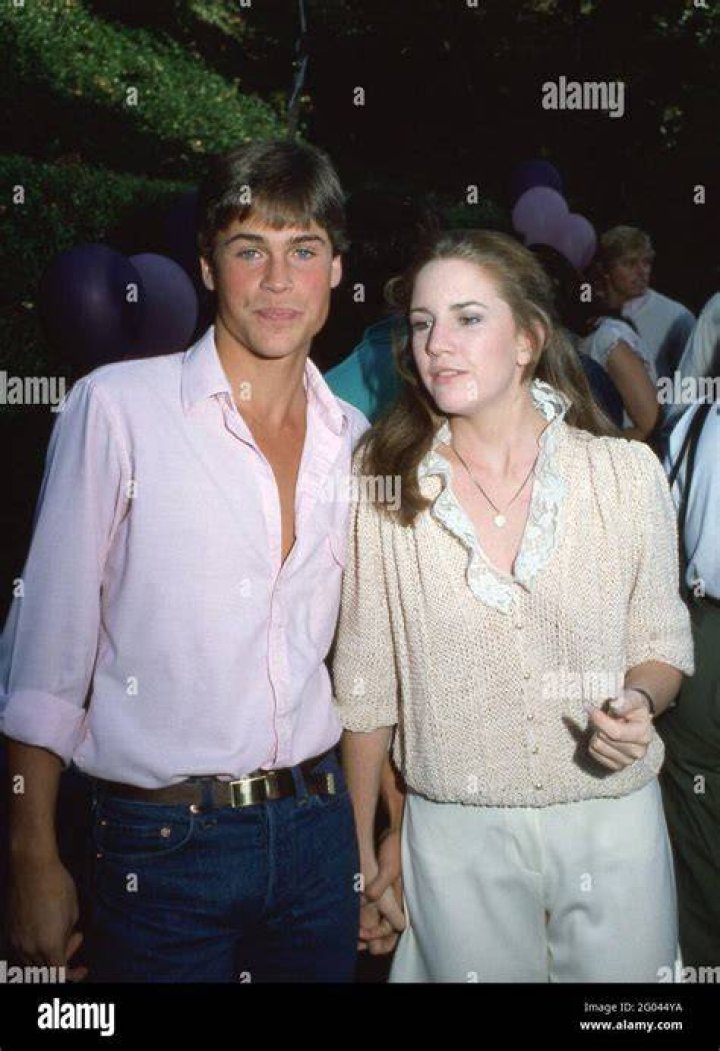 Rob Lowe et Melissa Gilbert Circa ann&eacute;es 80 cr&eacute;dit Ralph Dominguez