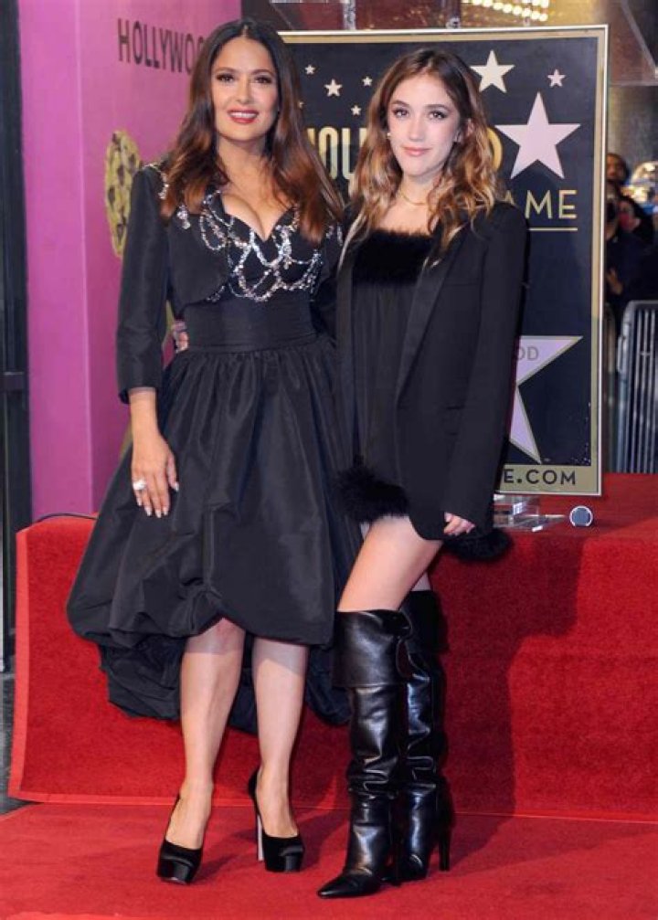 Salma Hayek’s Daughter Valentina Soars in Platforms for Saint Laurent