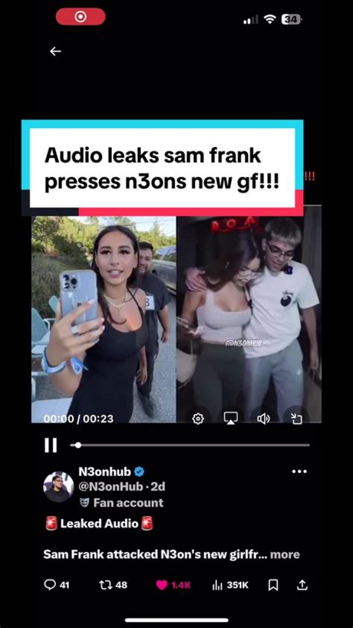 Sam Frank Video Leaks Naked Boobs Nipples Vip Porn Tv My XXX Hot Girl