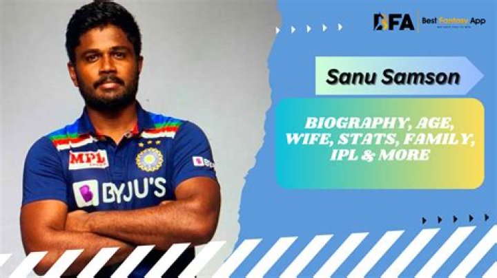 Sanju Samson Biography, Wiki, Career, Wife, Networth, Wikipedia