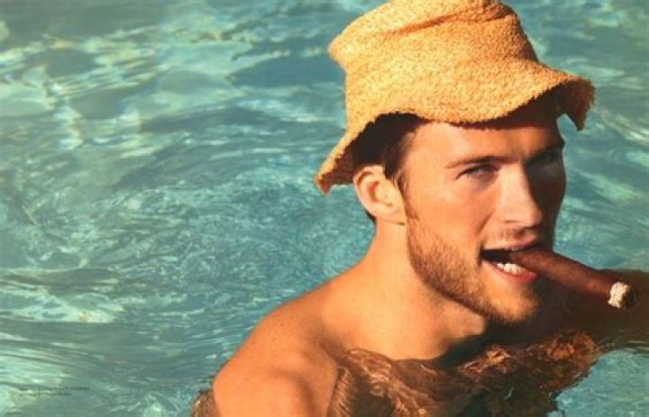 Scott Eastwood is Captured Poolside for Man of the World Clint Eastwood