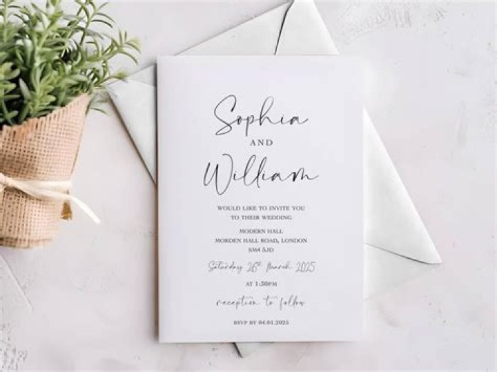 sending wedding invites to special guests Wedding invitations