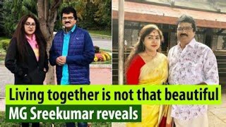 Singer MG Sreekumar reveals his relationship with wife lekha and their