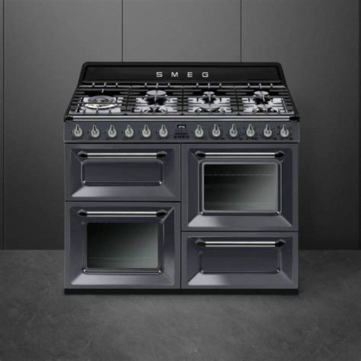 Smeg TR4110GR 110cm Victoria Dual Fuel Range Cooker SLATE Appliance