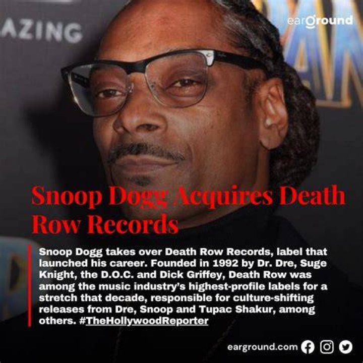 Snoop Dogg Acquires Death Row Records, Label That Launched His Career