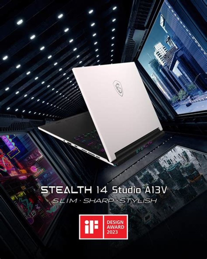 Stealth 14 Studio A13V SLIM SHARP STYLISH