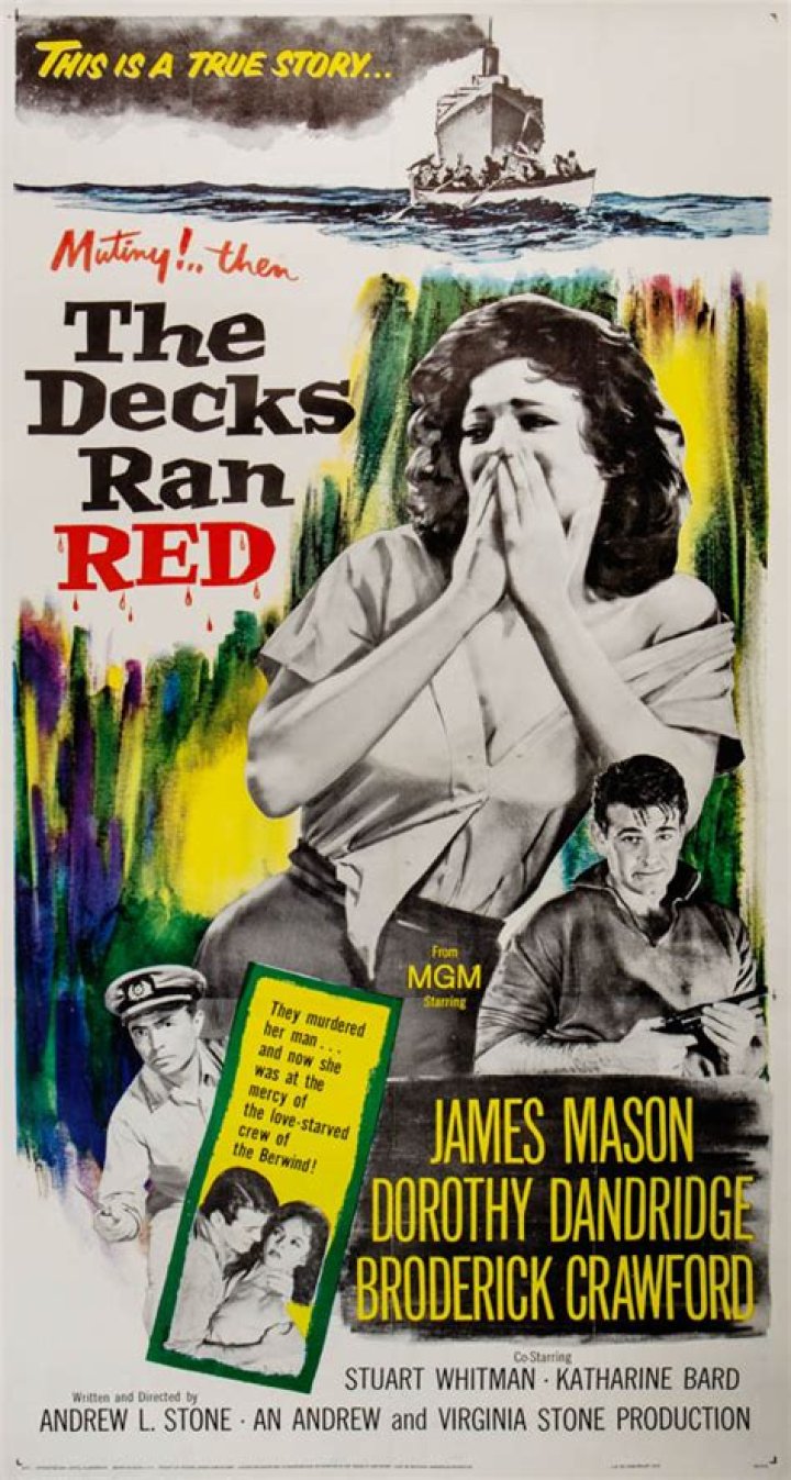 The Decks Ran Red &rsquo;58 JAMES MASON DOROTHY DANDRIDGE Dorothy dandridge