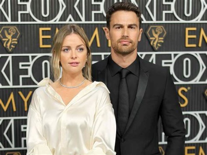 Theo James and wife Ruth Kearney put on a sophisticated display at the