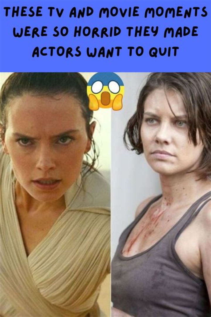 These TV and movie moments were so horrid they made actors want to quit