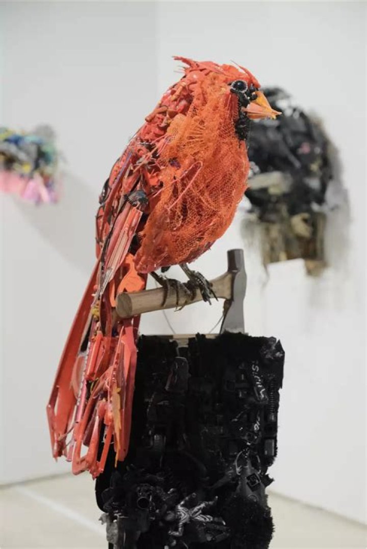 TOM DEININGER. Selfportrait. 2010s. Art, Recycled art, Environmental art