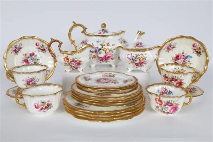 Vintage Hammersley Tea Set Rose