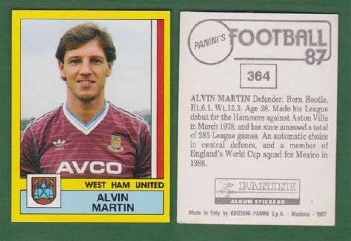 West Ham United Alvin Martin Wishing happy birthday West Ham United