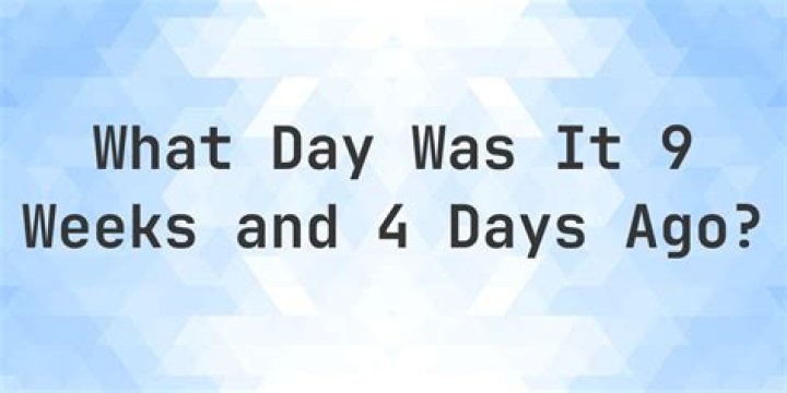 What Day Was It 9 Months Before June 9, 2024? Calculatio