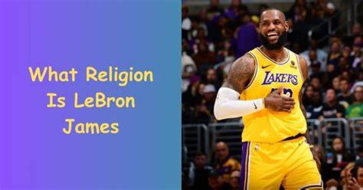 What religion is Lebron James? Christian Catholic